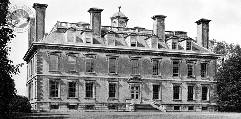 Fig 1: The East or Entrance Front of Coleshill House - this version © Nash Ford Publishing