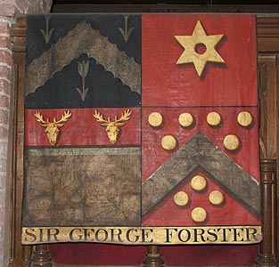 Standard of Sir George Forster in Aldermaston Church - © Nash Ford Publishing