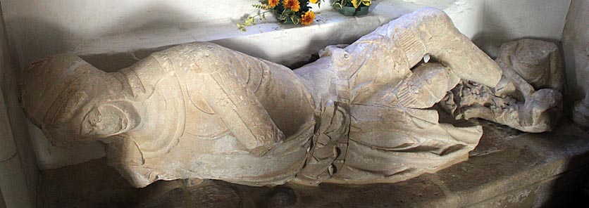 Sir Philip De la Beche's Effigy in Aldworth Church, Berkshire -  Nash Ford Publishing