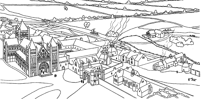 Reconstruction of Reading Abbey -  Nash Ford Publishing