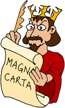 King John signs the Magna Carta - © Nash Ford Publishing
