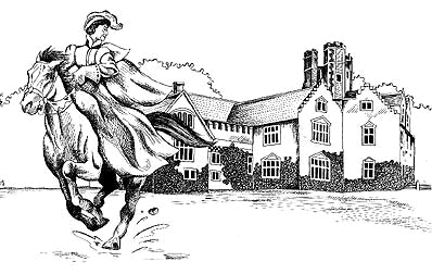 Lady Hoby leaving Bisham Abbey in a hurry - © Nash Ford Publishing
