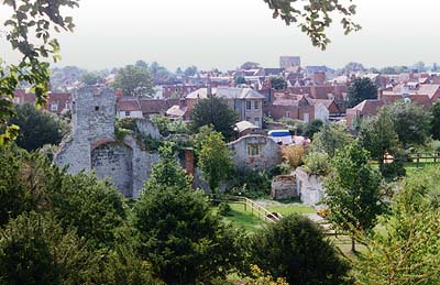 View of Wallingford from the Castle Motte - © Nash Ford Publishing 2004