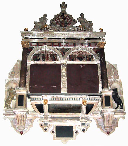 Monument to Sir Edward Unton in Faringdon Church, Berkshire (Oxfordshire) -  Nash Ford Publishing